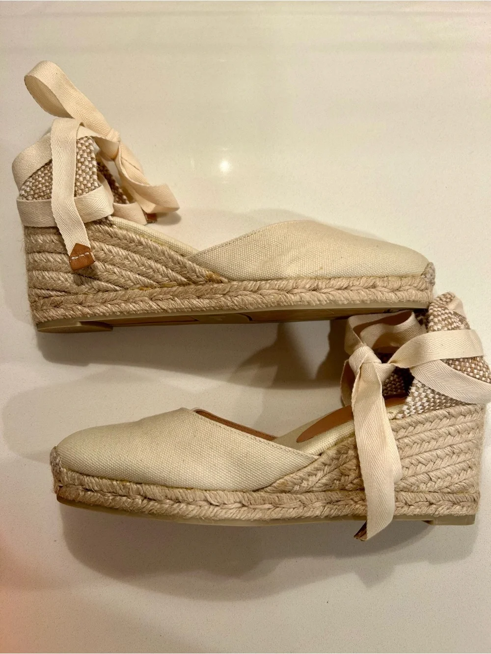 NIB Castañer Carina Wedge Espadrilles Size 38!